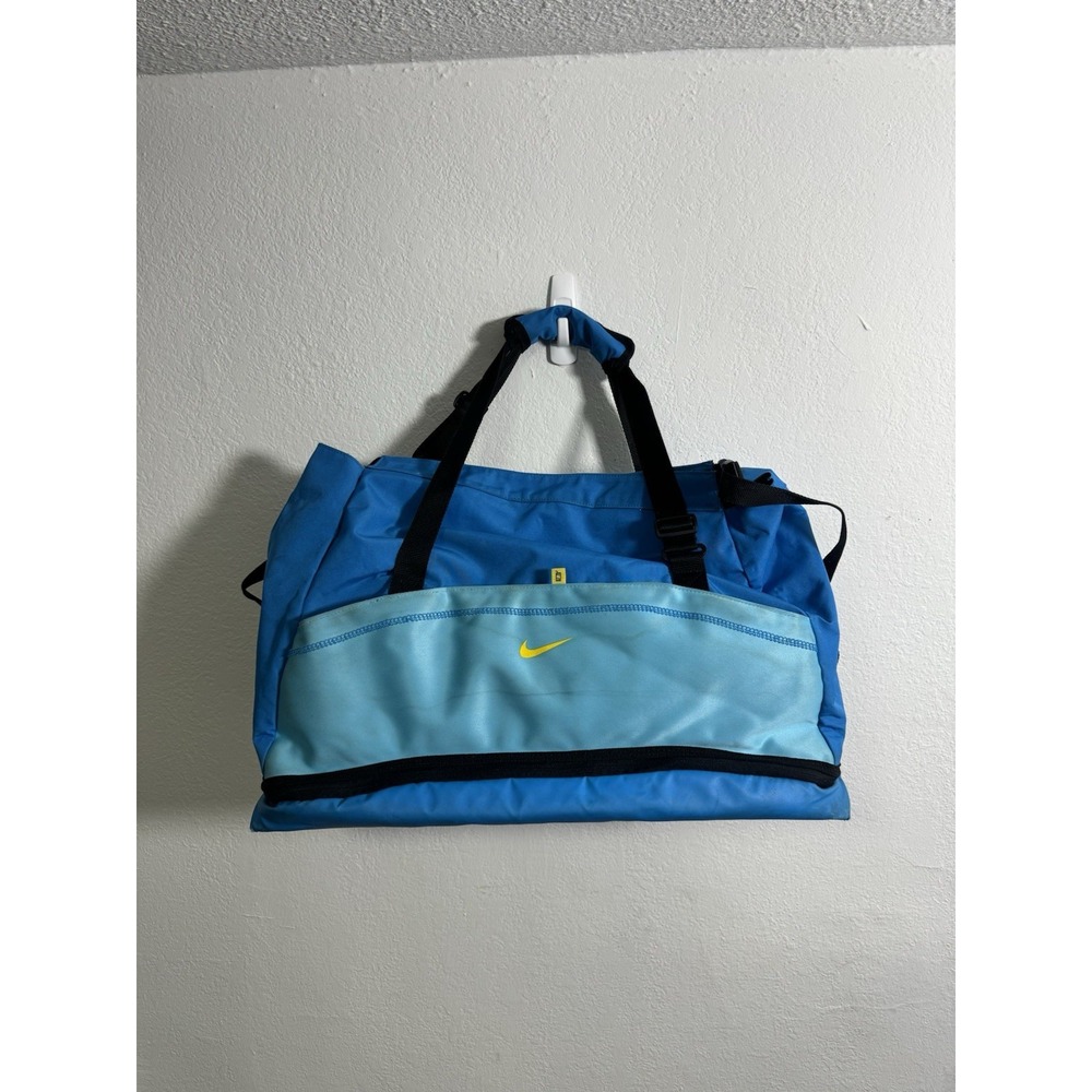 Nike Duffle Blue Insulated Bag Duffle Style Cooler Tote‎ Rare